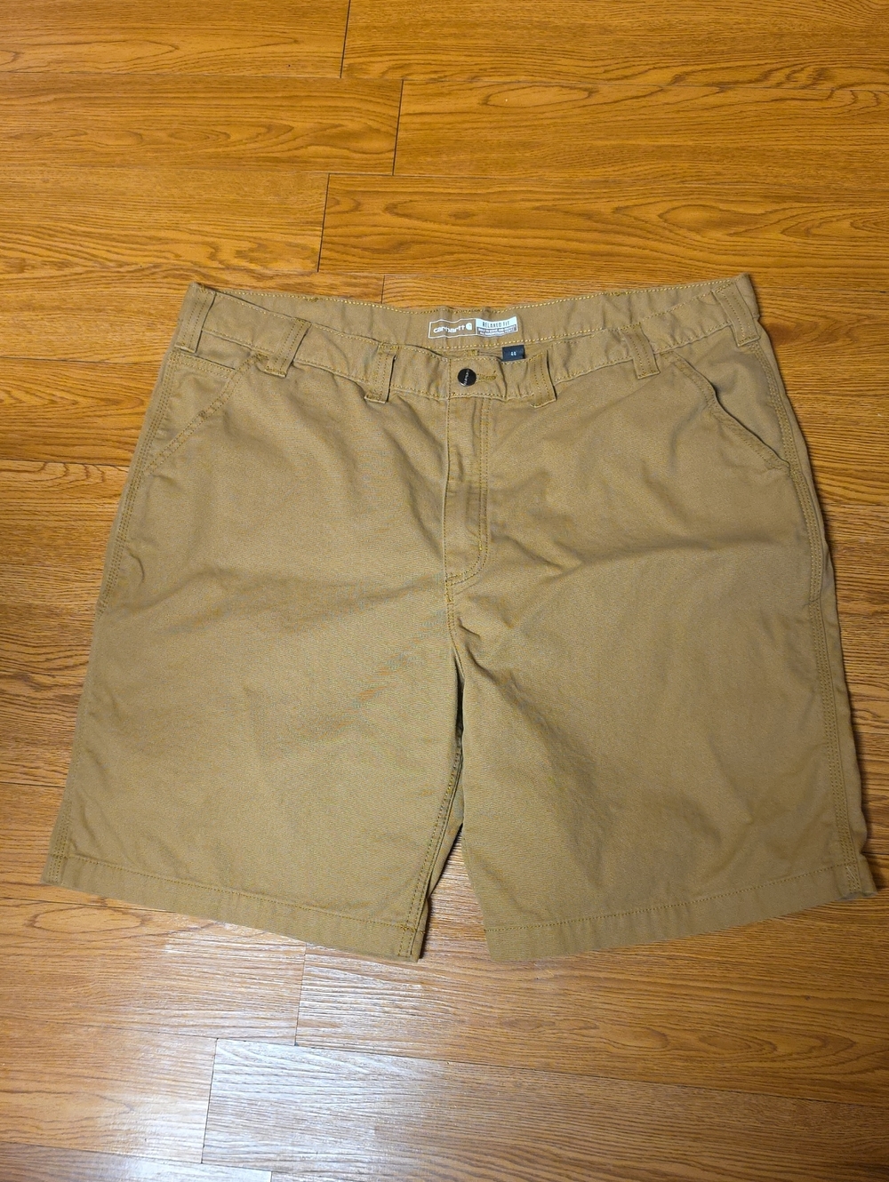 Carhartt Men's Brown Workwear Flat Front Shorts